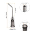 12pcs Blunt Tip Dispensing Needles, 16 Gauge 45 Degrees Bent Dispensing Tips 1" End Angled Dispenser Needle with Luer Elbow Blunt Needle for Oil or Glue Applicator, Gray