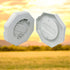 IMBA-8141 1/2-Inch (0.5") 1-Pack iMBAPrice White Vertical Siding Lamp Mounting Kit with Built-in Electrical Box, PVC