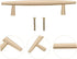 Luxshiny Brass Cabinet Pulls Spacing Minimalist Drawer Handles for Wardrobes Dressers Bedside Tables Stable