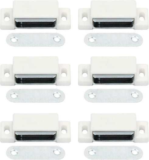 Jersvimc 6Pcs Magnetic Door Catch Cabinet Door Magnets Catch, Drawer Magnet Latch Magnetic