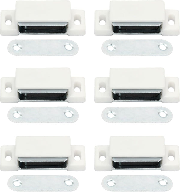 Jersvimc 6Pcs Magnetic Door Catch Cabinet Door Magnets Catch, Drawer Magnet Latch Magnetic