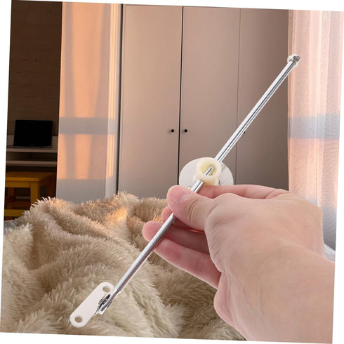 6pcs Uonlytech Cabinet Support Rods Durable Iron Hinge Connectors for Bedside Cabinets Elegant Design for Smooth