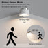 2Pcs, 3500mAh 360 3 Moobibear Motion Sensor Wall Light Indoor Rechargeable Battery Operated LED Wall Light, Wall Lamp