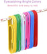 Coideal Super Large Colored Paperclips, 30 Pack 4 Inch Jumbo Vinyl Coated Clips for Office (10 cm)