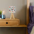WEFHFGK Small Lamp Colorful Mexican Traditional Textile Embroidery Style from Tenango Bedside Tripod Table Lamp Cute