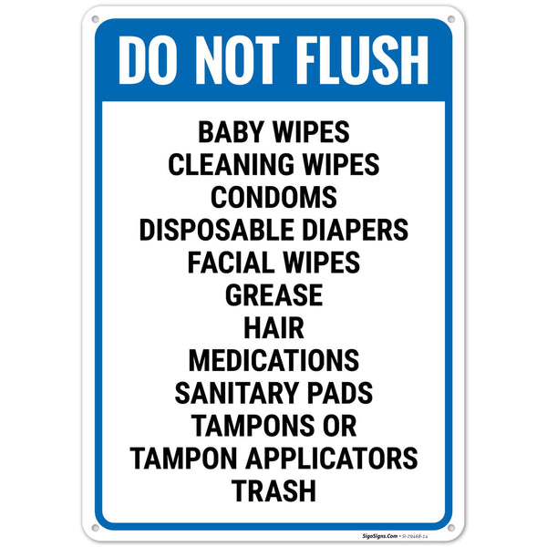 Do Not Flush Baby Wipes Cleaning Wipes Condoms Disposable Diapers Facial Wipes