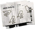 Funny Cute Bird Paperclips, 50pcs Creative Decorative Bookmark, Gold for Home, School, and Office Use