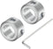 uxcell 2pcs Set Screw Shaft Collar for 8mm Shaft, 14mm OD, 8mm Thickness, Aluminum Alloy Clamp-On