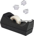 Desktop Tape Dispenser, Non-Skid Base with 3 Extra Replacement Cores, Perfect for Office, Home, School - Value Pack