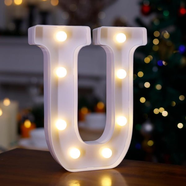 LED Marquee Sign Light Up Letters, Alphabet Light Up Letters Sign, Battery