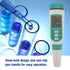 Digital Salinity Tester with Smart Sensor AR8012 Portable Salinity Meter for Water Source Monitoring