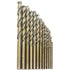 M35 Cobalt Drill Bit Set, 13-Piece Assortment for Hard Metals, Stainless Steel, and Cast Iron, Exceptional Heat
