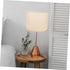 Alipis Small Burlap Drum Lampshade Modern Floor Lamp Shade Metal Linen Wall Light Cover