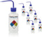 6PCS Safety Water Wash Bottles, 500ml (17oz) Squirt Bottle Acetone Squeeze Wash Bottle for Lab