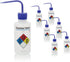 6PCS Safety Water Wash Bottles, 500ml (17oz) Squirt Bottle Acetone Squeeze Wash Bottle for Lab