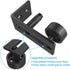 ZEKOO 2 PCS Adjustable Sliding Barn Door Floor Guide, 8 Setup Options, Flush Flat Bottom Design