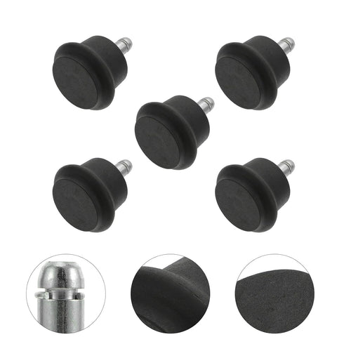5pcs DOITOOL Office Chair Caster Wheels Smooth Rolling Furniture Casters for Hardwood Tile and Carpet Noiseless