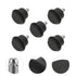 5pcs DOITOOL Office Chair Caster Wheels Smooth Rolling Furniture Casters for Hardwood Tile and Carpet Noiseless