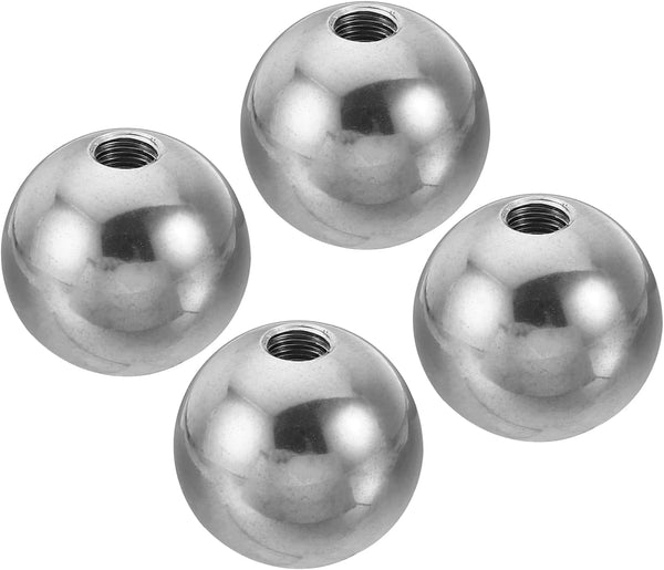 PATIKIL M6x22mm Ball Nuts Knob, 4 Pack Female Thread 304 Stainless Steel Round Screw Cap Cover