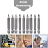 Mesee 9Pcs Square Head Screwdriver Bits, 1/4 Inch Hex Shank, S2 Steel Magnetic Set, 50mm Length
