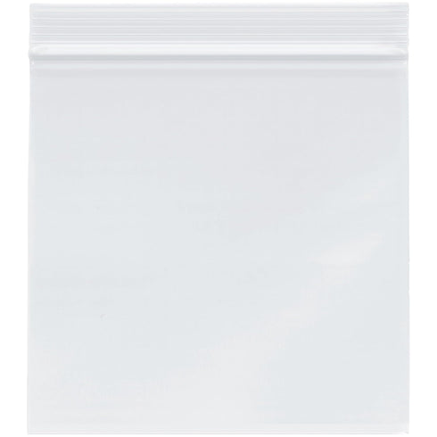 Plymor 6" x 6" Zipper Reclosable Plastic Bags, Pack of 500, 2 Mil