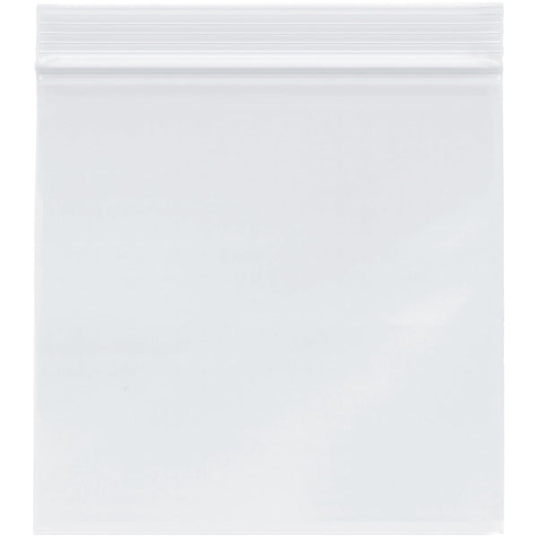 Plymor 6" x 6" Zipper Reclosable Plastic Bags, Pack of 500, 2 Mil