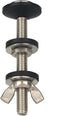 Universal Toilet Tank to Bowl Gasket & Bolts, 2 Kind Gasket and 4 Pieces 5/16 * 3.15 Inch Toilet Tank Bolts