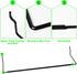 AccEncyc 4 Pack Pegboard Towel Holder Pegboard Hooks for Paper Towels, Kitchen Towels, Stickers, Tapes Great Peg Board