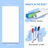 Dry Erase Whiteboard Sticker Wall Decal - Self-Adhesive Peel Stick Paper for School, Office, Home with 3 Pens