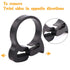60-Pcs Heavy Duty Speedy Double Snap Grip Nylon Plastic Hose Clamps, 8 Sizes Set Assortment