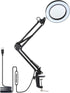Dioche D C5V 2A 8W 80LEDs Desk Light with 5X Magnifier -