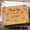 The Card Zoo Vintage Flowers & Leaves Garden Tea Personalized Party Thank You Cards