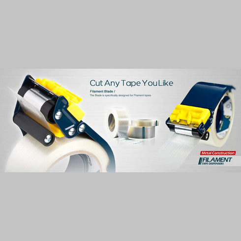 Excell ET-606 Filament Strapping Tape Dispenser, 2 in. Width, Blue