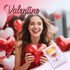 ShiQiao Spl Valentines Valentine's Day Bouquet Cards for Girlfriend Boyfriend Birthday Valentines Gifts for Husband