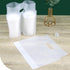 200 Packaging 11 11.8 Inch PCS Handle Drinking Poly Bags, Double Cup Carriers Bag Clear Portable Plastic Bags
