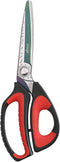 LIVINGO 10" Multipurpose Heavy Duty Scissors - Premium Titanium Coating Forged Stainless Steel Tool for Household