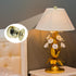 Biaungdo 2 1/4-27 Inch Pcs Ball Lamp Finial Cap Knob, Gold Lamp Shade Screw Cap Top Lamps Decoration for Lamps Shade