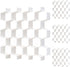 Honeycomb Drawer Organizer and Divider, 32 Pieces for Underwear, Socks, Ties, Office Supplies (White)