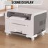GCXNSKDQN cart1-Tier Under Desk Printer Mini Printer CartRolling Printer cart with Locking Casters for Under Desk
