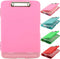 Clipboard with Storage, Foldable Nursing Clipboard, Waterproof Plastic Clipboards for Office Writing, Drawing (Pink)