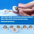 4X Replacement Shower Door Rollers/Runners/Wheels, 19mm Diameter