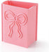 ForraFun 3D Printed Book Shaped Bookmark Holder Book Lover Gift Pink Bow Bookmark