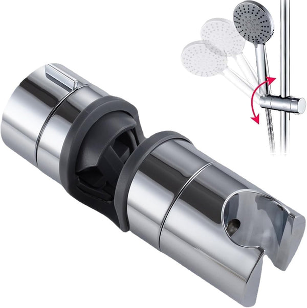 xlehoely Shower Head Holder for Slide Bar,Adjustable Shower Bracket Holder for Slide Bar