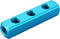 Baomain Aluminum Air Manifold Block, 3-Way 6-Port, 1/4" PT Threaded for Pneumatic Systems