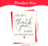 KFHENSOMR 2Pcs Funny Thank You Card with Red Envelope, Appreciation Greeting Card for Friends, Teacher, Boss, Him