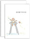 Gooji 5x7 Baby Shower Card - Funny Highchair Greeting for New Parents