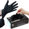 FINITEX Black Nitrile Disposable Gloves - 5mil Powder-free Medical Exam Gloves, 100 PCS (Small)