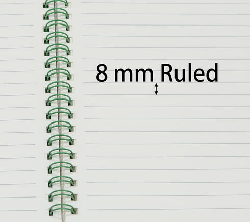 Yansanido Spiral Notebook, 4 Pcs A5 Size Thick Plastic Hardcover, 80 Sheets (160 Pages) Journal for School and Office