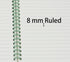Yansanido Spiral Notebook, 4 Pcs A5 Size Thick Plastic Hardcover, 80 Sheets (160 Pages) Journal for School and Office