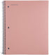 Mintra Office Durable Spiral Notebooks, 1 Subject, (Salmon, Sage Green, Lavender, College Ruled 3 Pack), 100 Sheets, Poly Pocket, Moisture Resistant Cover, Strong back, For School, Office, Business, by Mintra Office